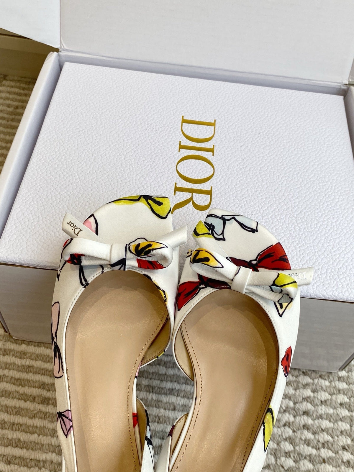 Dior 2026 Bow Sandal Lambskin 909652
