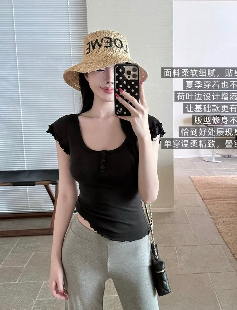 Loewe Embroidered Logo Raffia Bucket Hat 269027