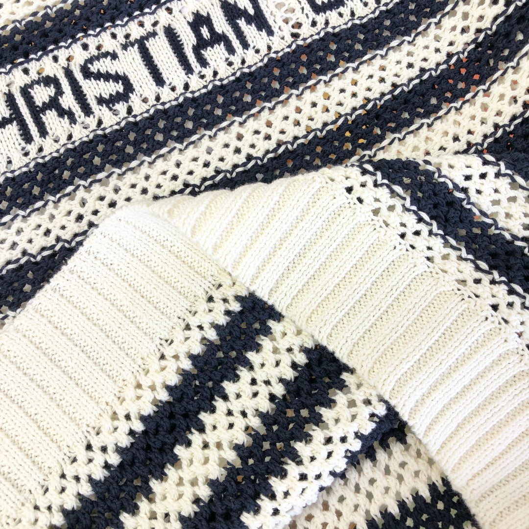 CD 25 Knitted Sweater White Mix Black 293547
