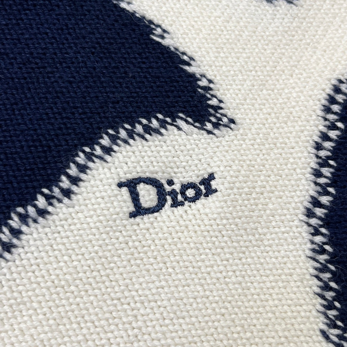Dior 2026 Heart Sweater White And Blue Wool 431802