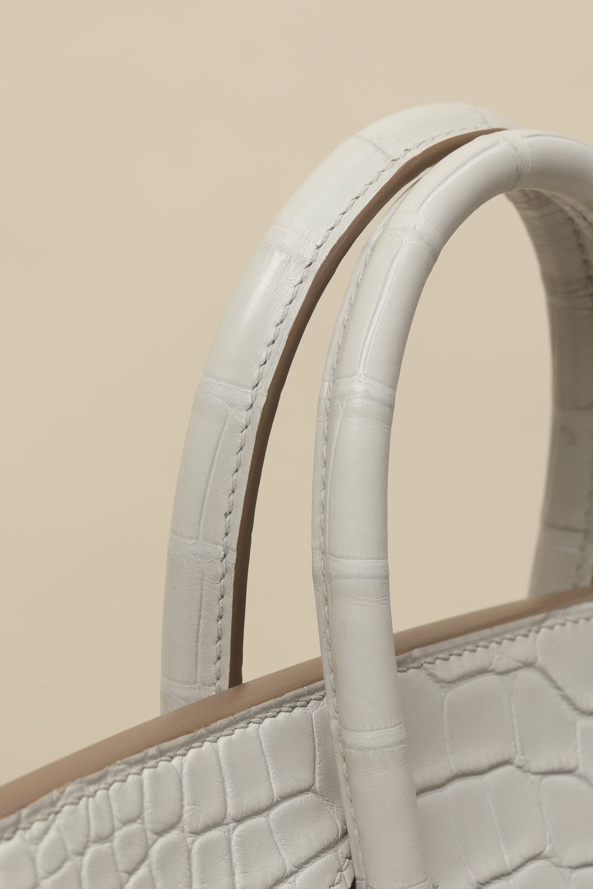 High-end Hermes 2026 Birkin Bag 25cm Togo And Crocodile Leather