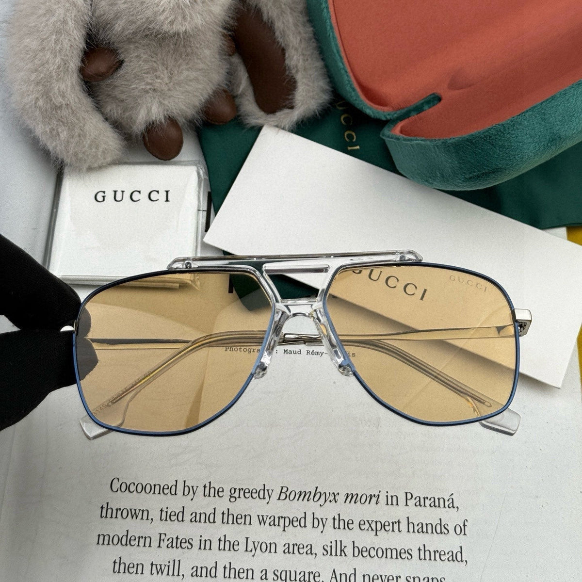 LOW NOSE BRIDGE FIT SUNGLASSES G9314 IN METAL AND ACETATE