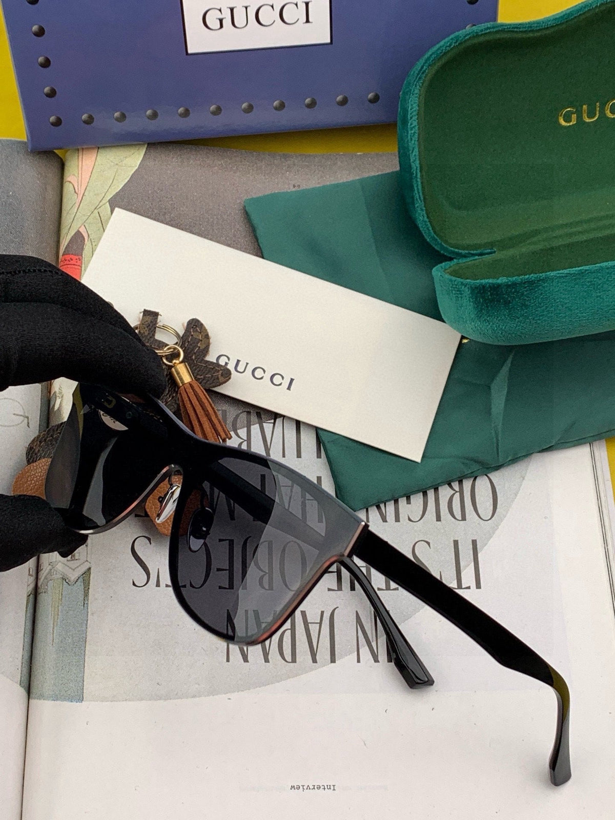 SQUARE FRAME SUNGLASSES G3000 IN ACETATE