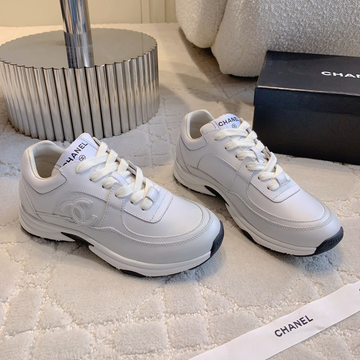 Chanel 2026 Platform Sneakers Leather 183768