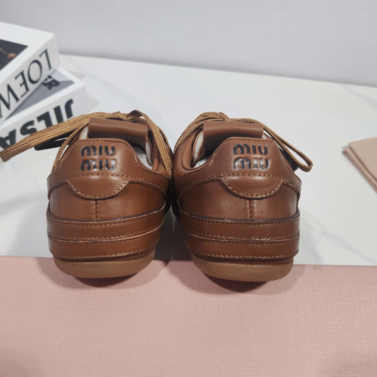 Miumiu 2026 Buckle Sneaker Leather 953679