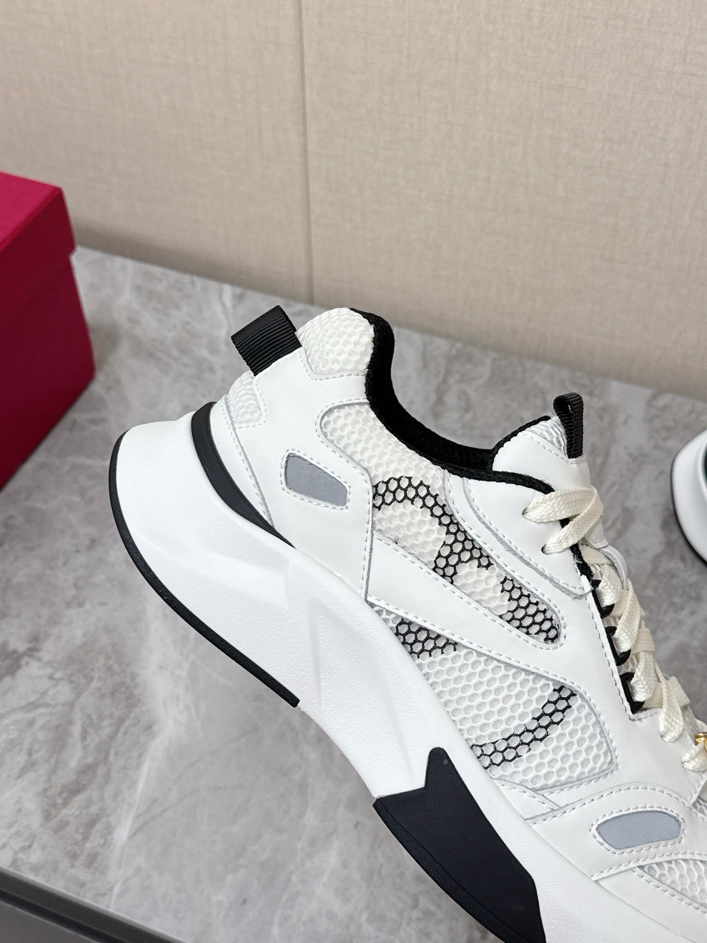 Valentino VLogo Pace Sneakers Mesh Leather 866605