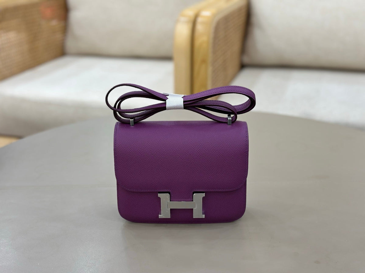 High-end Hermes 2026 Constance Bag 18cm Epsom Leather