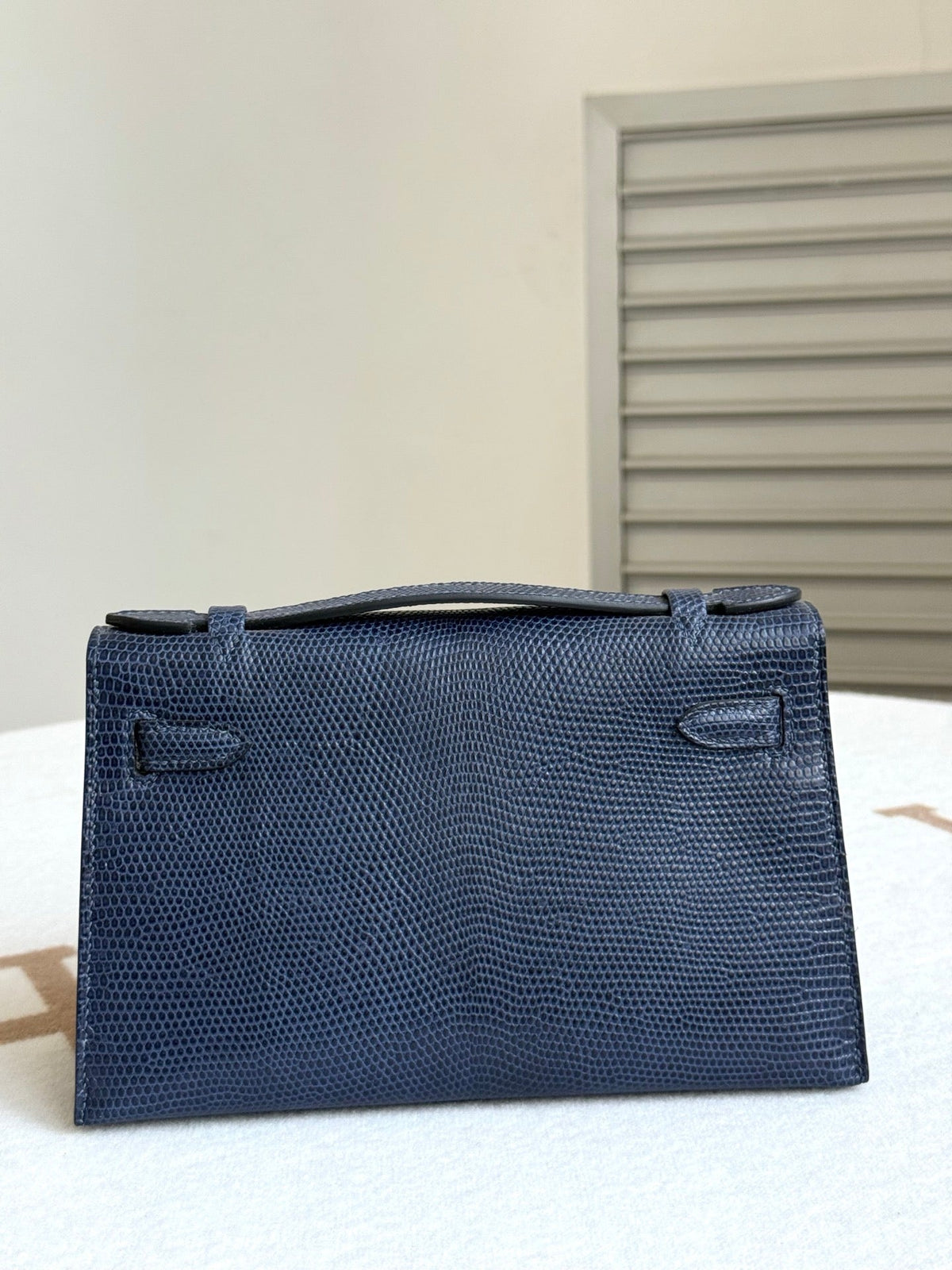 High-end Hermes 2026 Kelly Pochette 22cm Lizard Skin