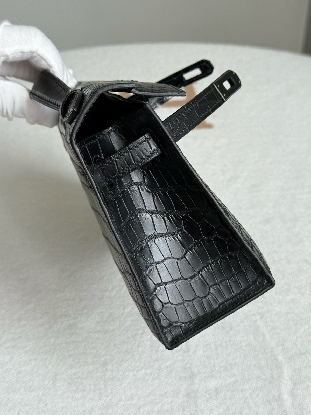 High-end Hermes 2026 Kelly Pochette Bag 22cm Crocodile Leather