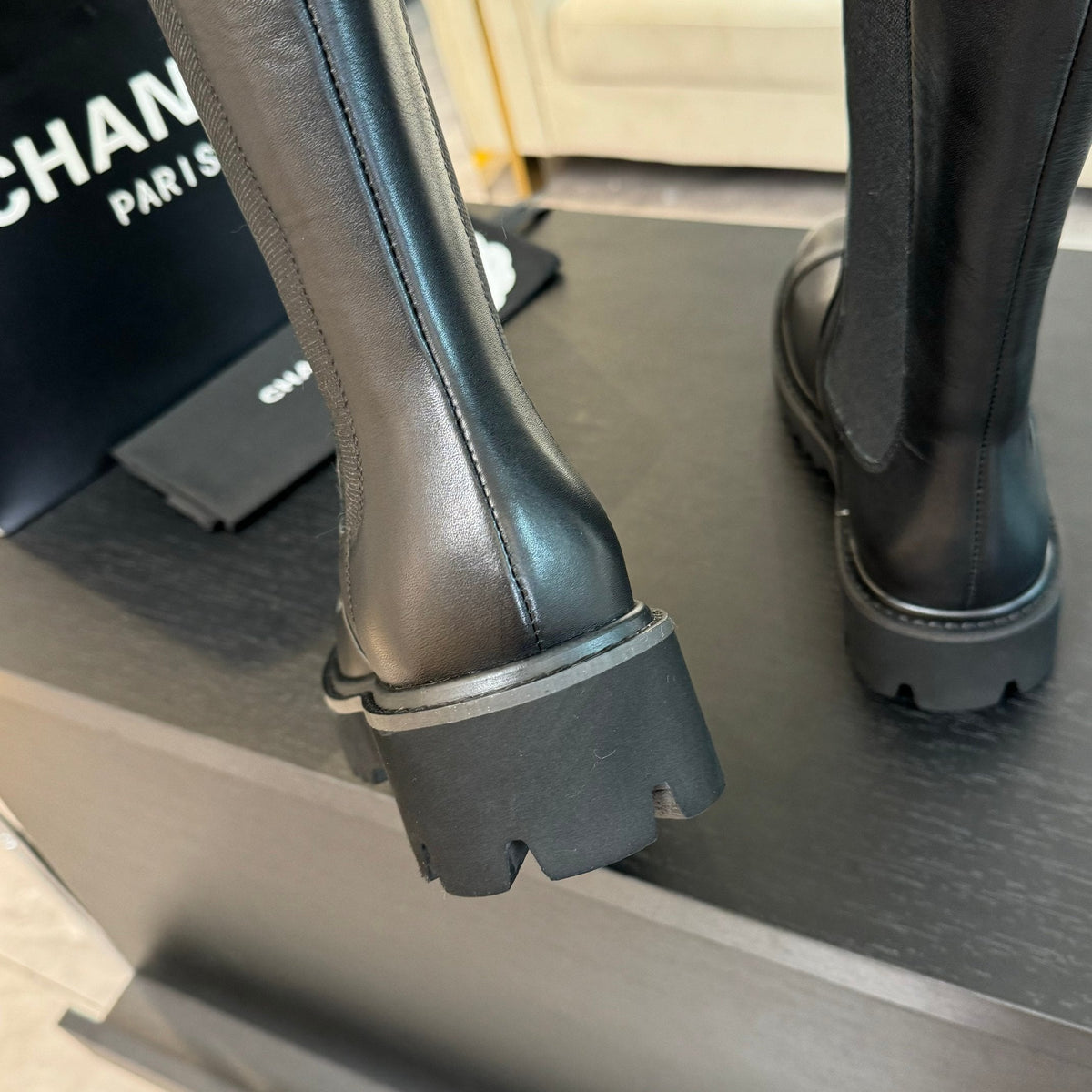 CC Chelsea High Boots Black Cowhide