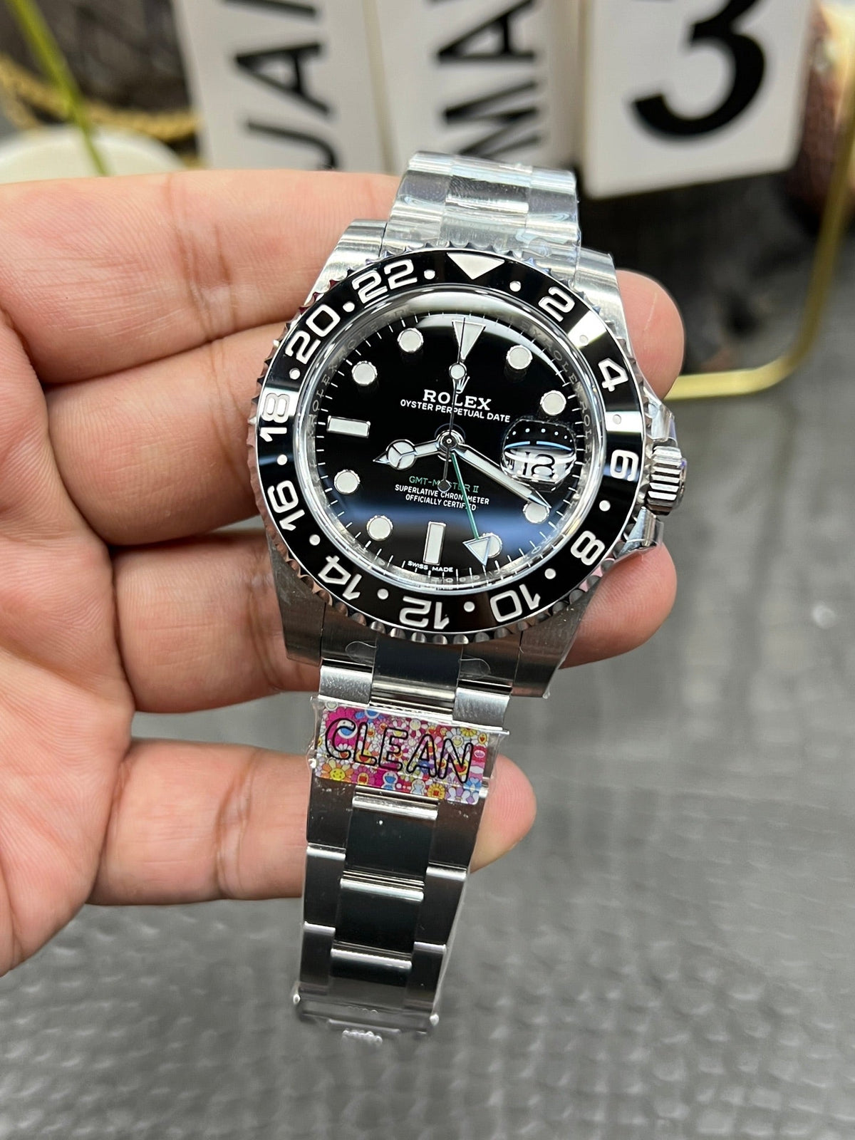 Rolex GMT-Master ll 40mm Silver Black