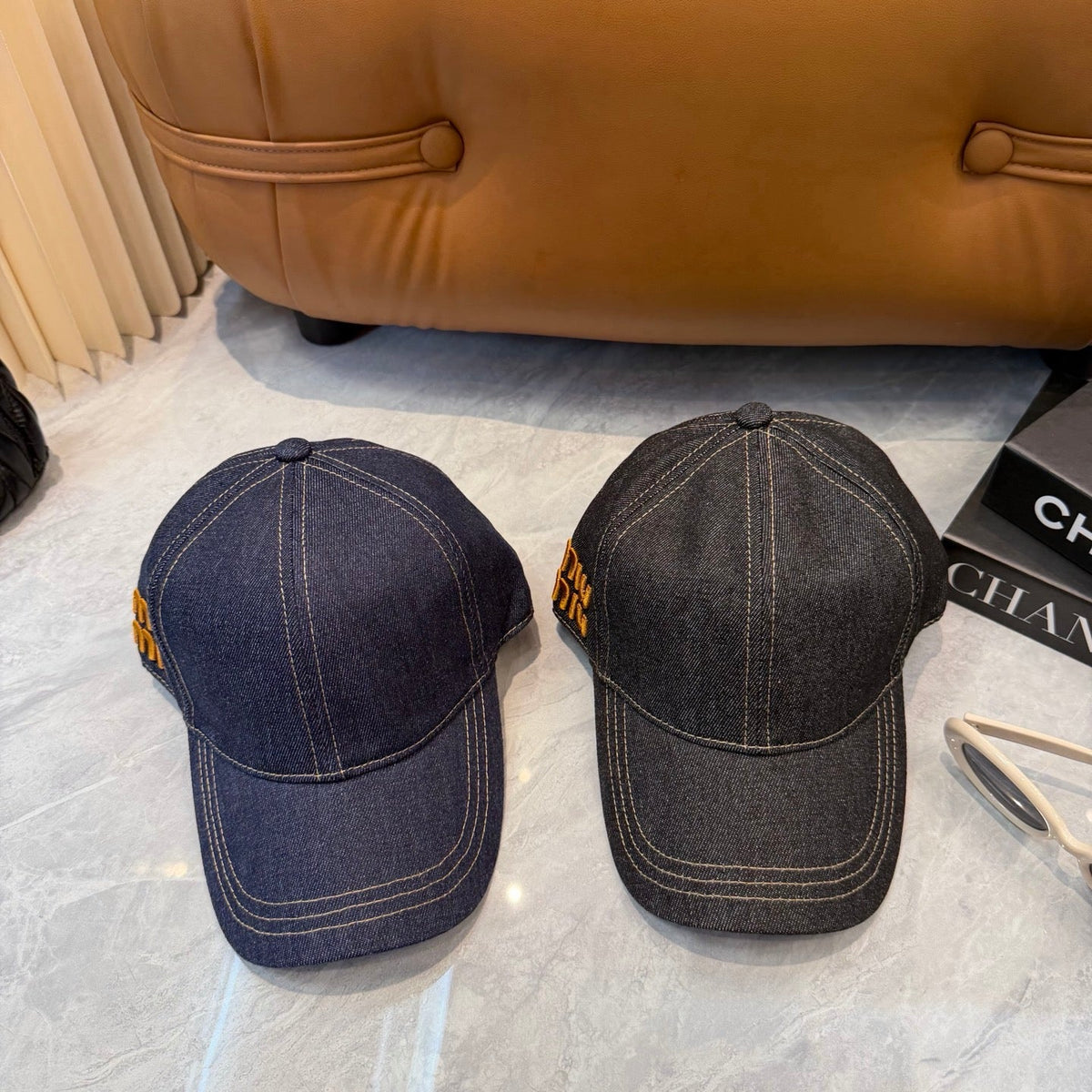 Miumiu Denim Baseball Cap 360759