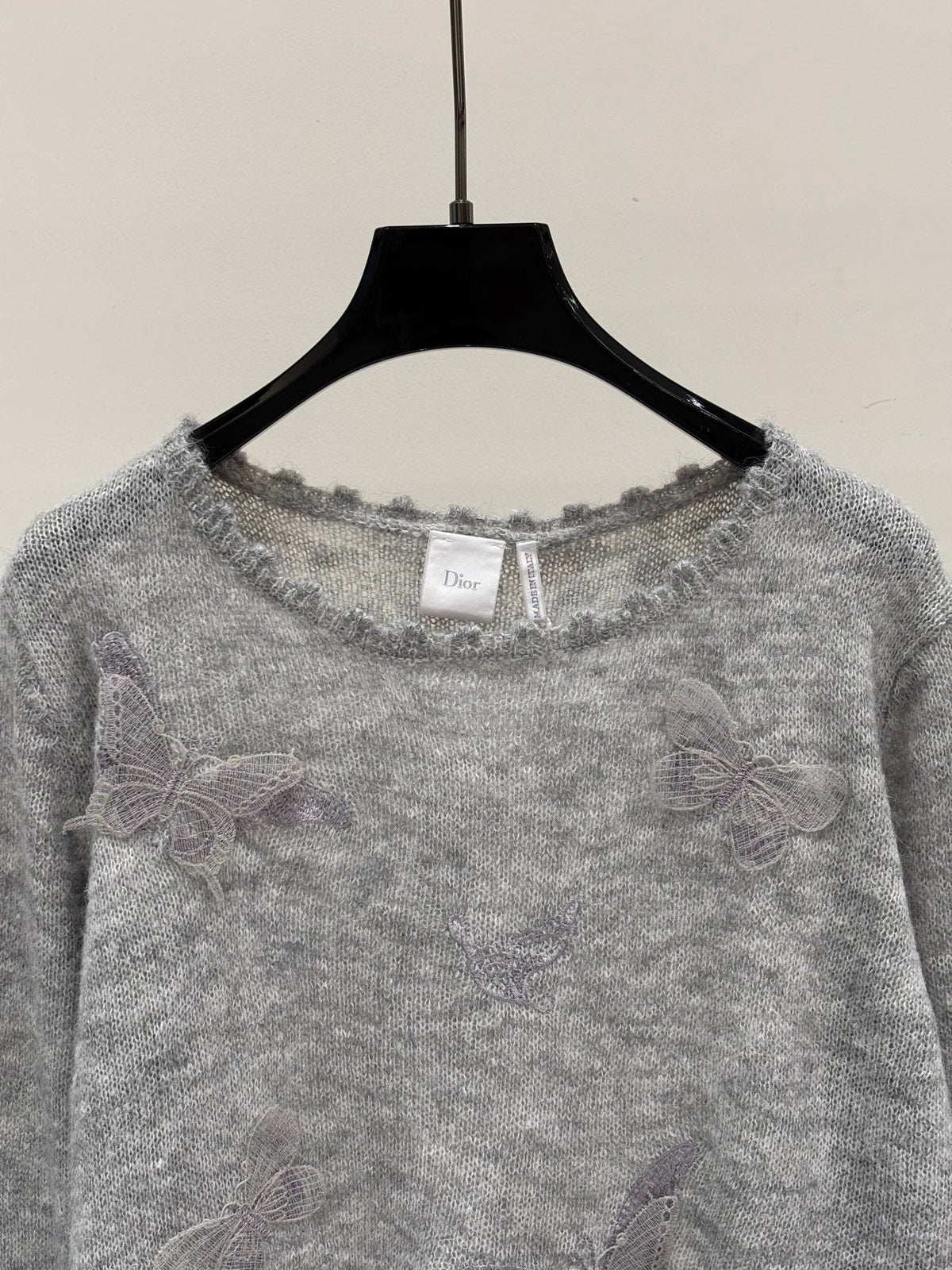 Dior 2026 Lace Butterfly Knitted Top Wool 481899