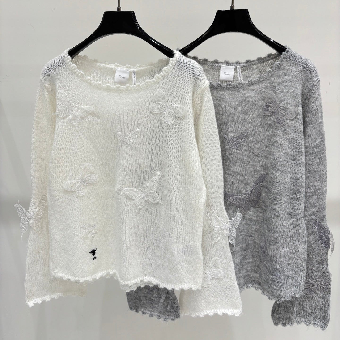 Dior 2026 Lace Butterfly Knitted Top Wool 481899