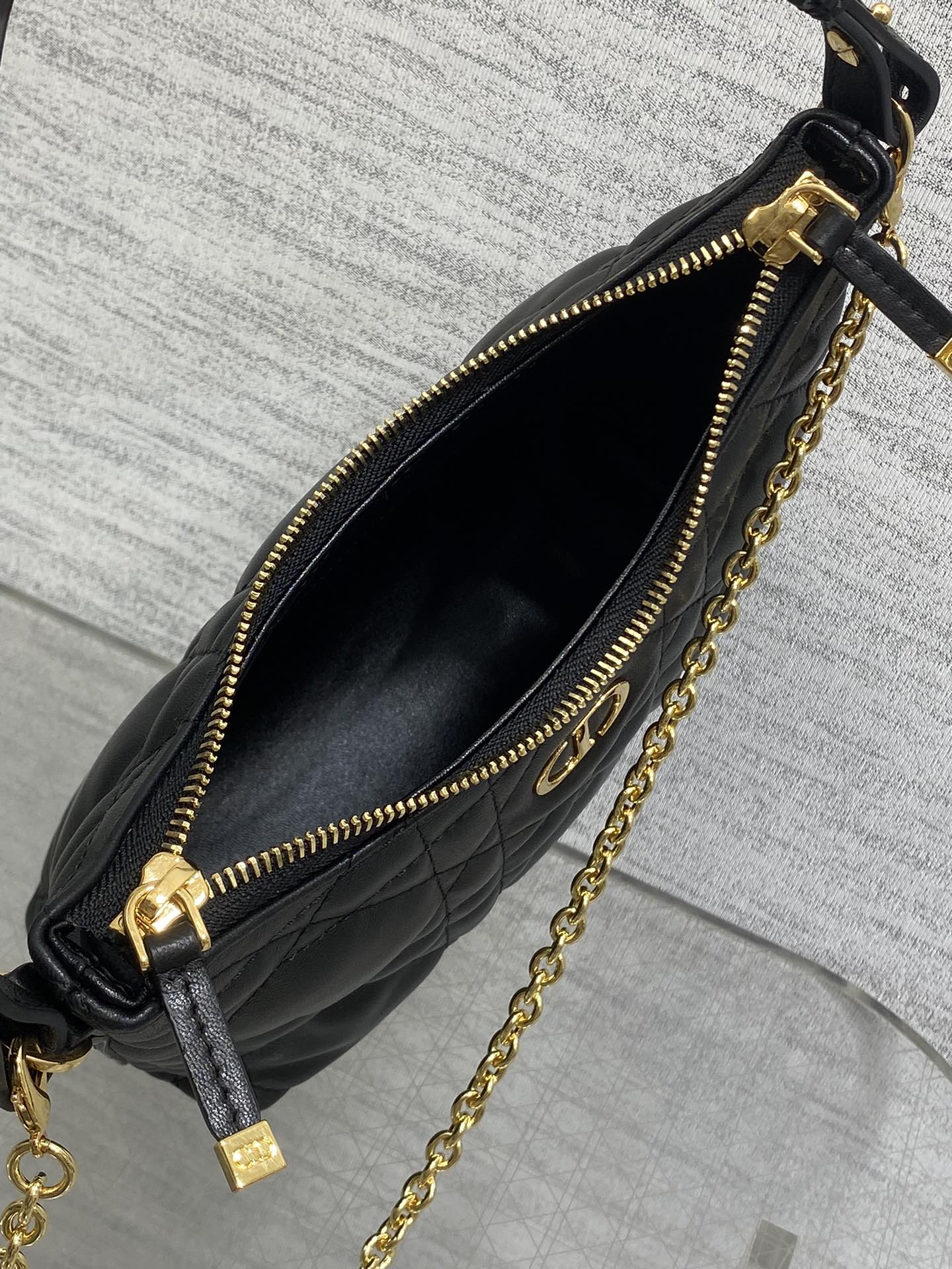 Dior 2025 Bag 19cm Black Lambskin 272824