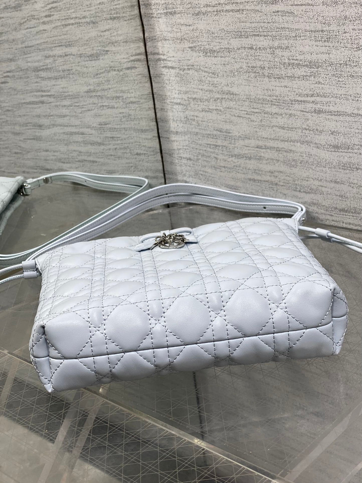 Dior 2026 Bow Adiorable Quilted Lucky Bag 22cm Cannage Lambskin