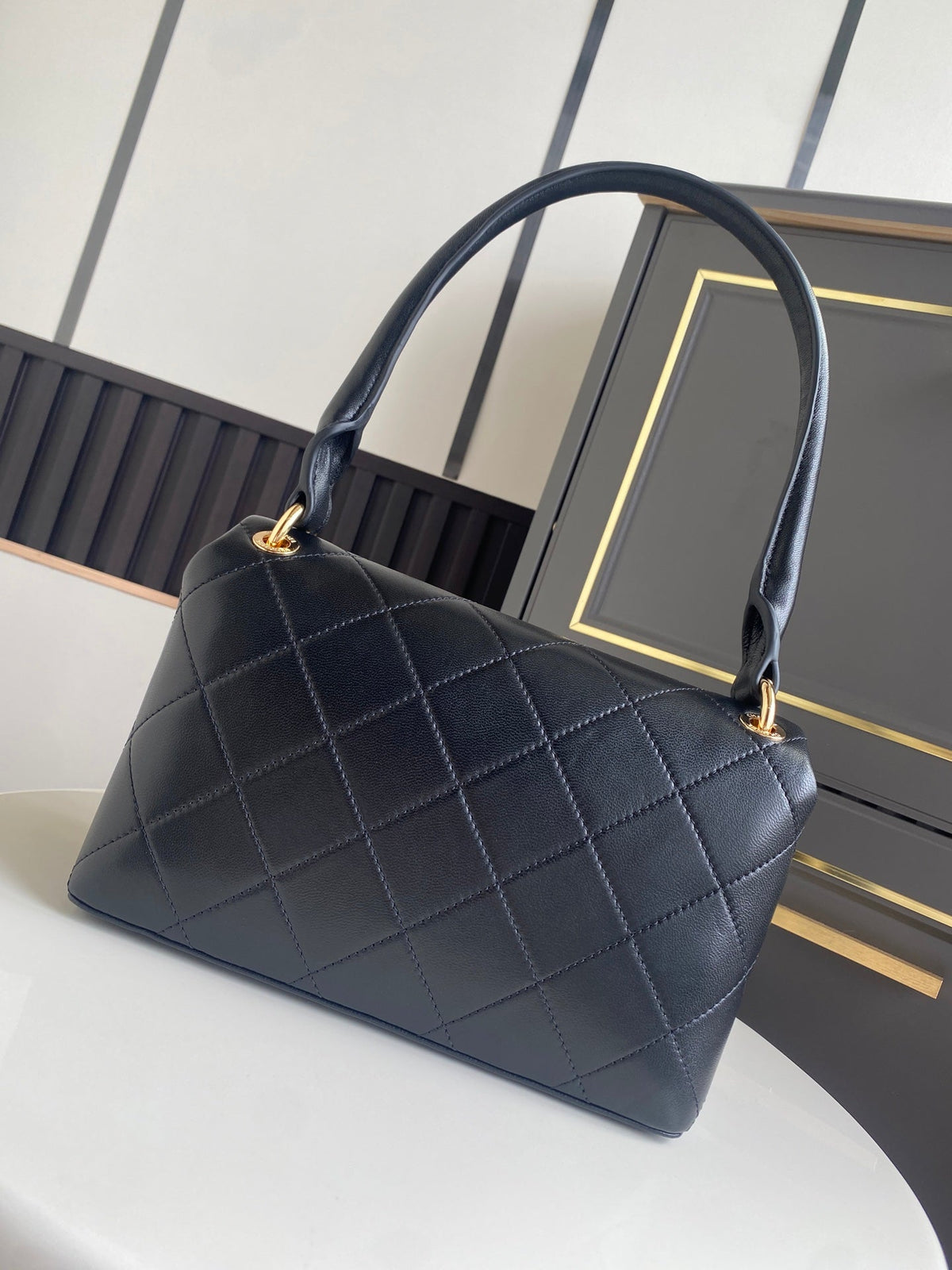Chanel 2026 Flap Bag With Handle Bag 25cm Lambskin