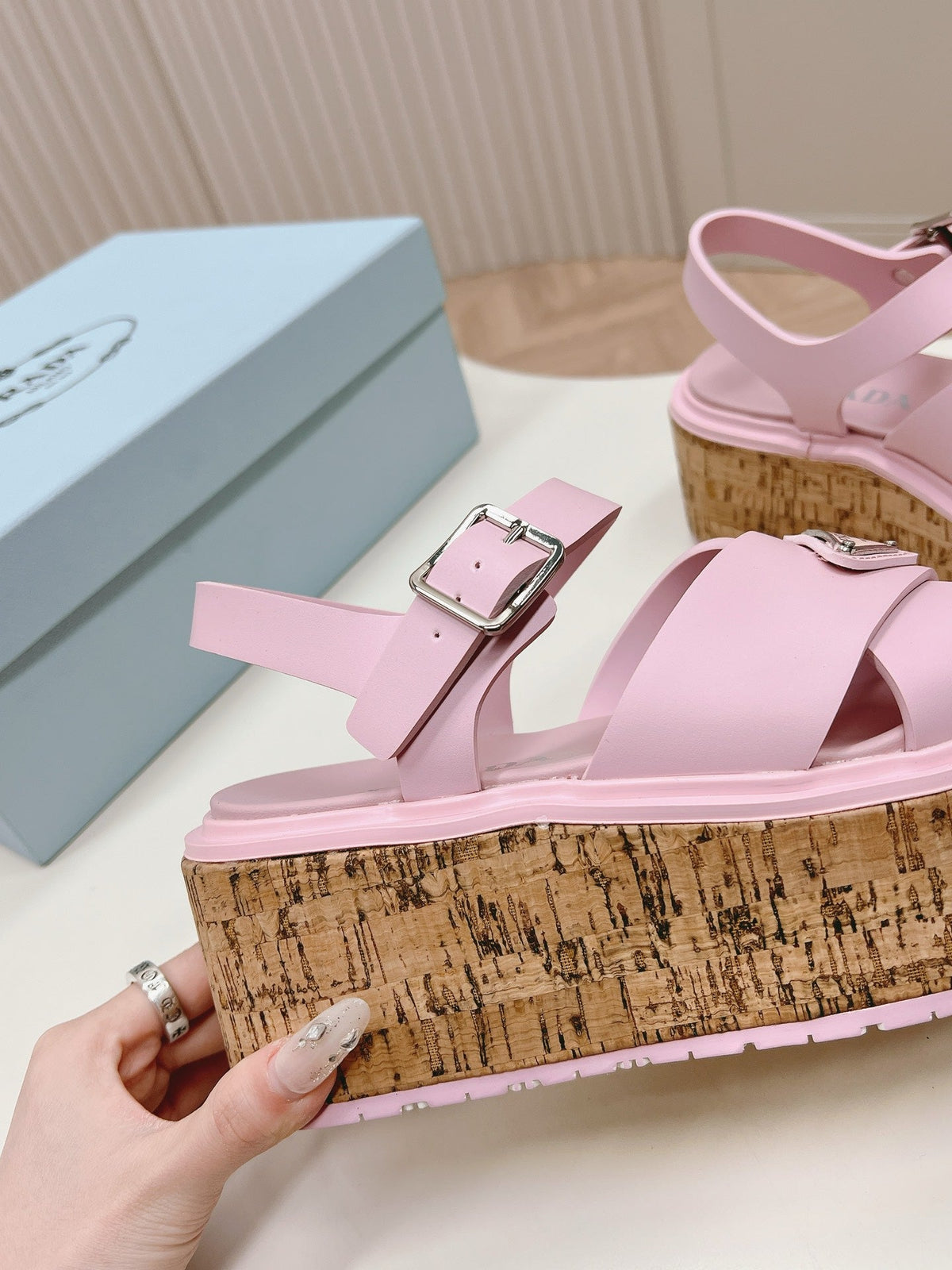 Pra High Heel 80 Sandal Pink