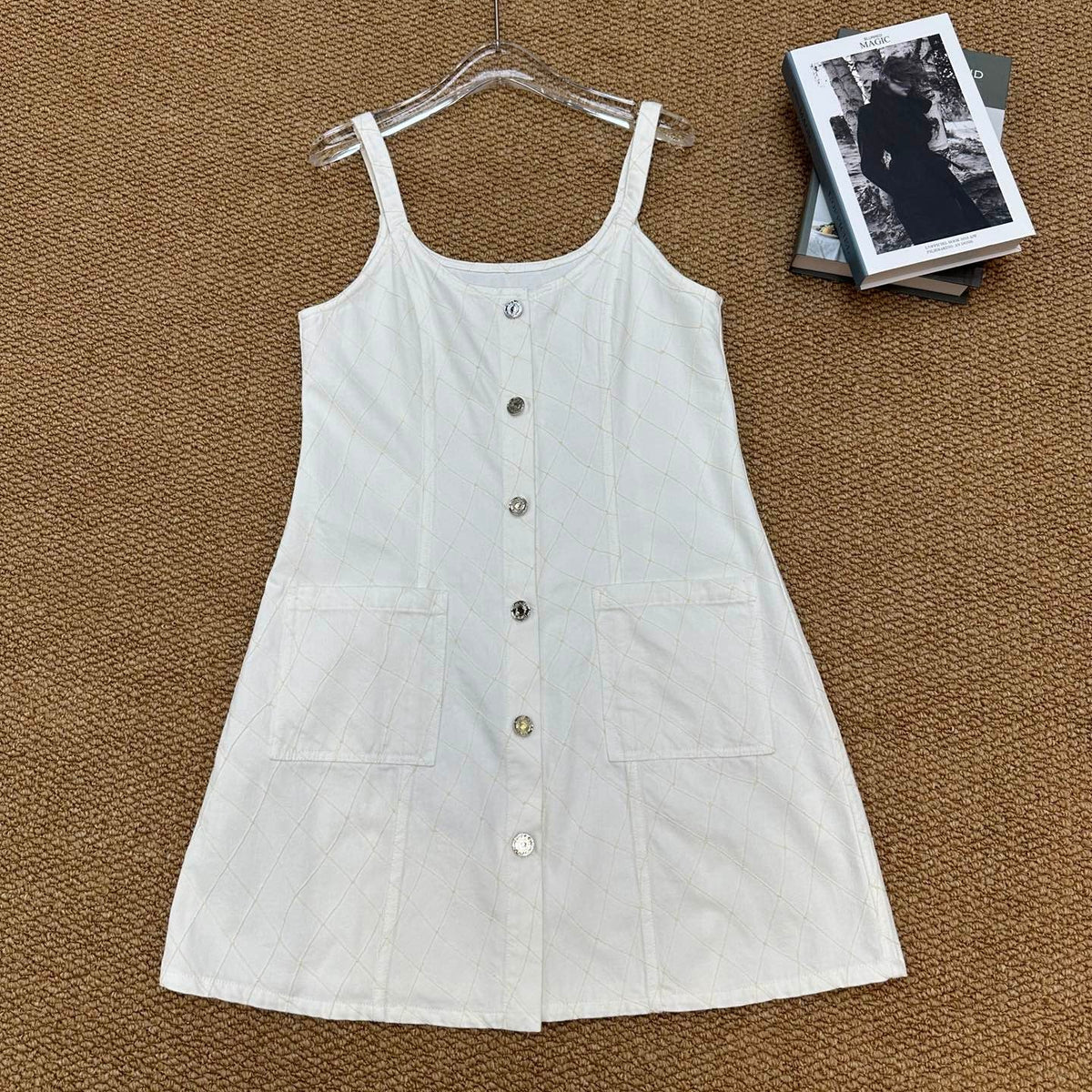 Chanel 2026 Dress White Cotton 401641