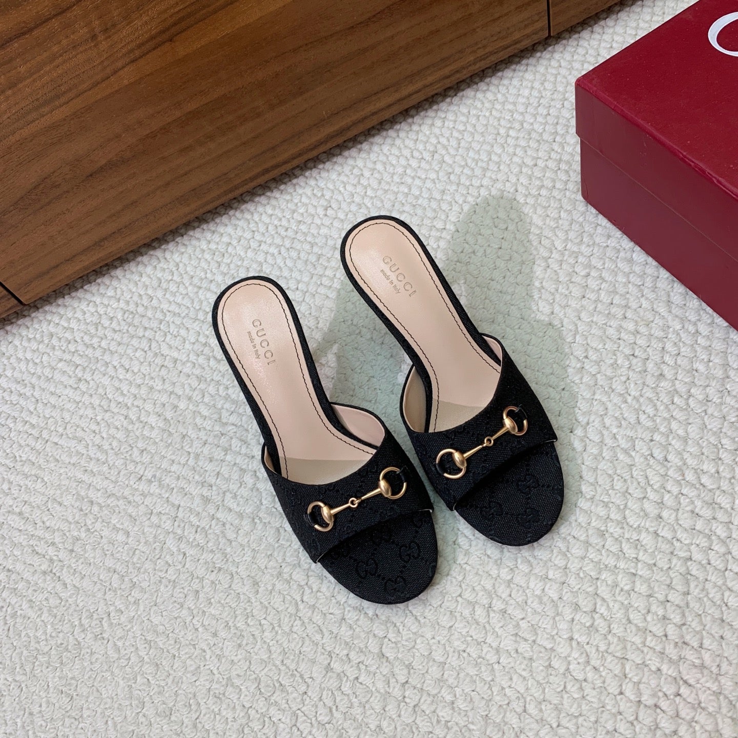 Gucci 2026 Horsebit High-heeled 85mm Sandal 896100