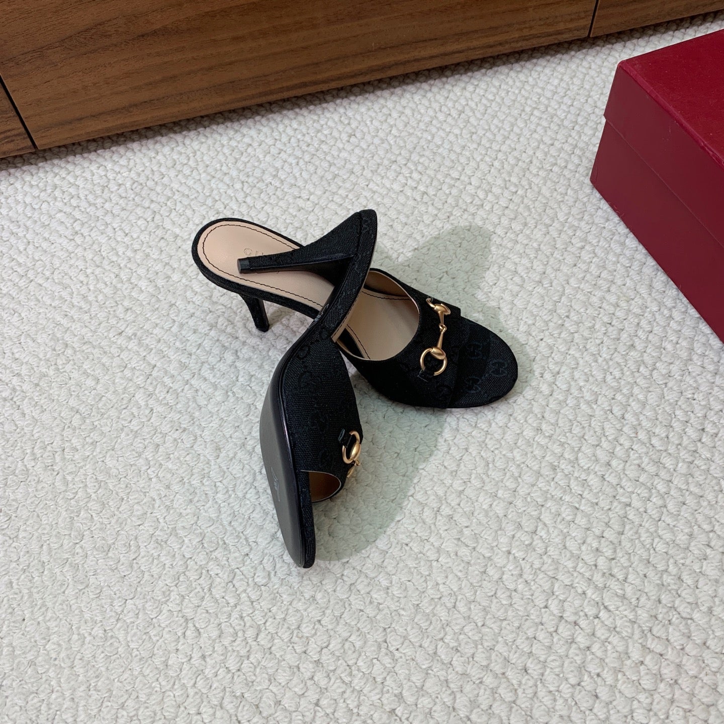 Gucci 2026 Horsebit High-heeled 85mm Sandal 896100