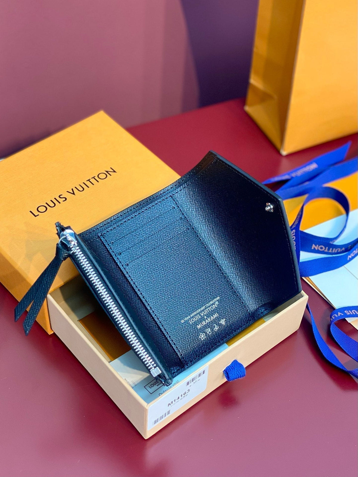 LV x TM Victorine Wallet Black Multicolor Monogram Canvas