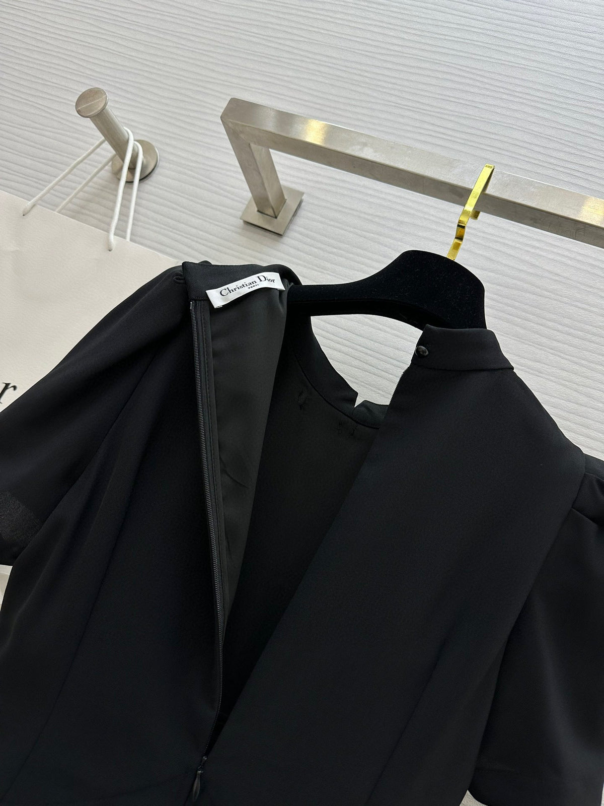 CD 25 Dress Black Cotton