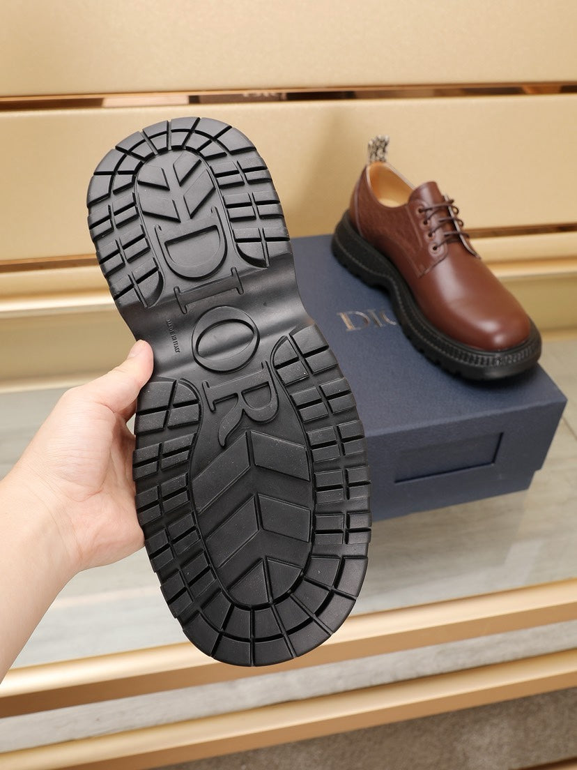 CD EXPLORER DERBY SHOE RUSSET CALFSKIN