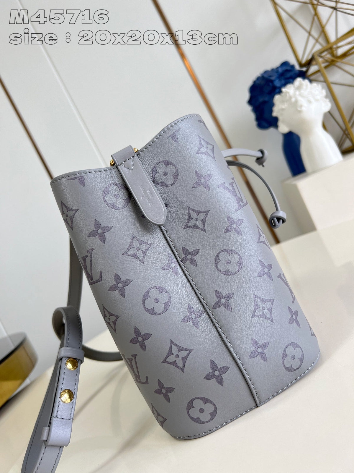 NEONOE BB 20 GRAY MONOGRAM CANVAS