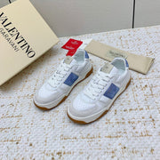 VT 25 Low Top Garavani Sneaker Denim White Cowhide