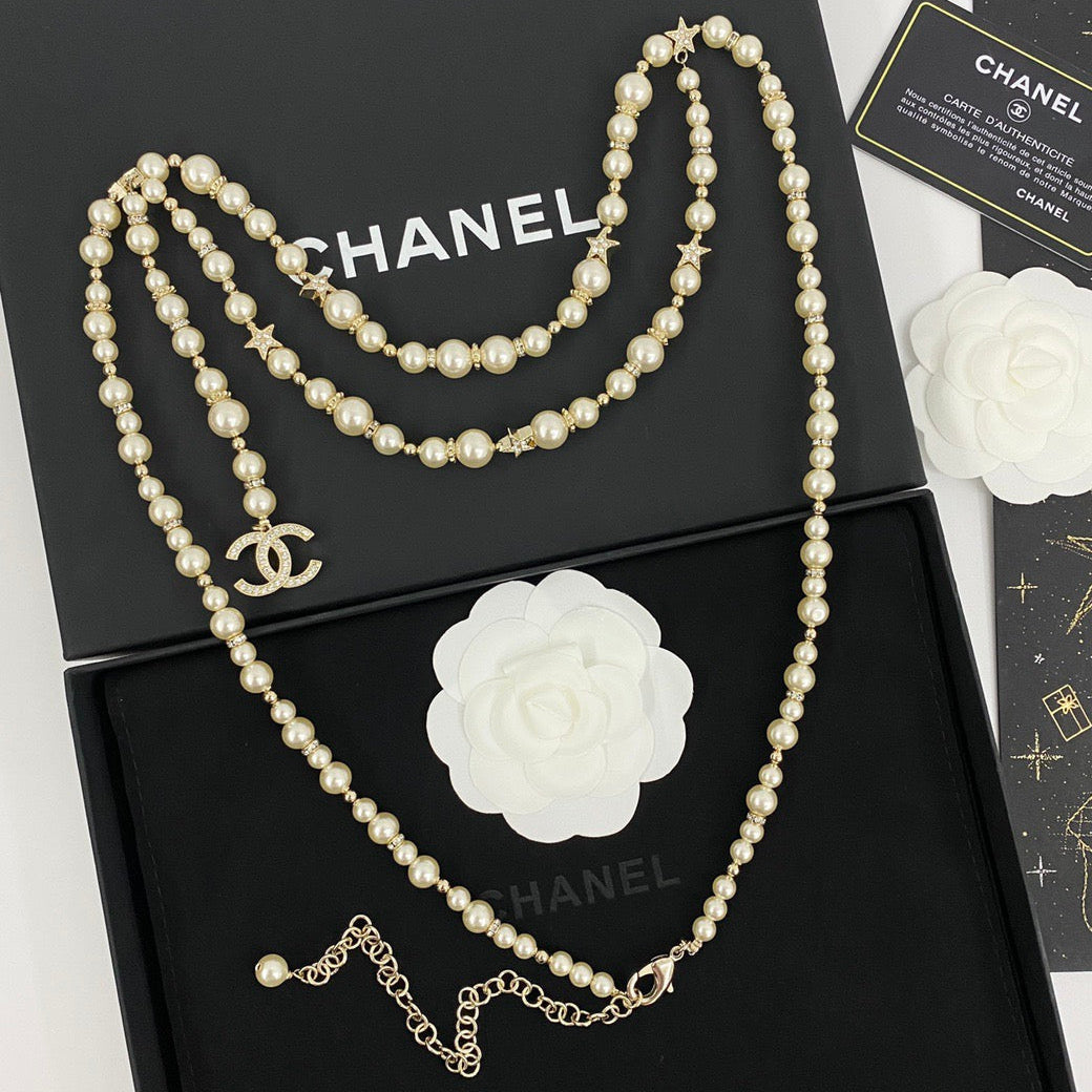 Chanel 2026 Star Pearl Gold Waist Chain Belt 207010