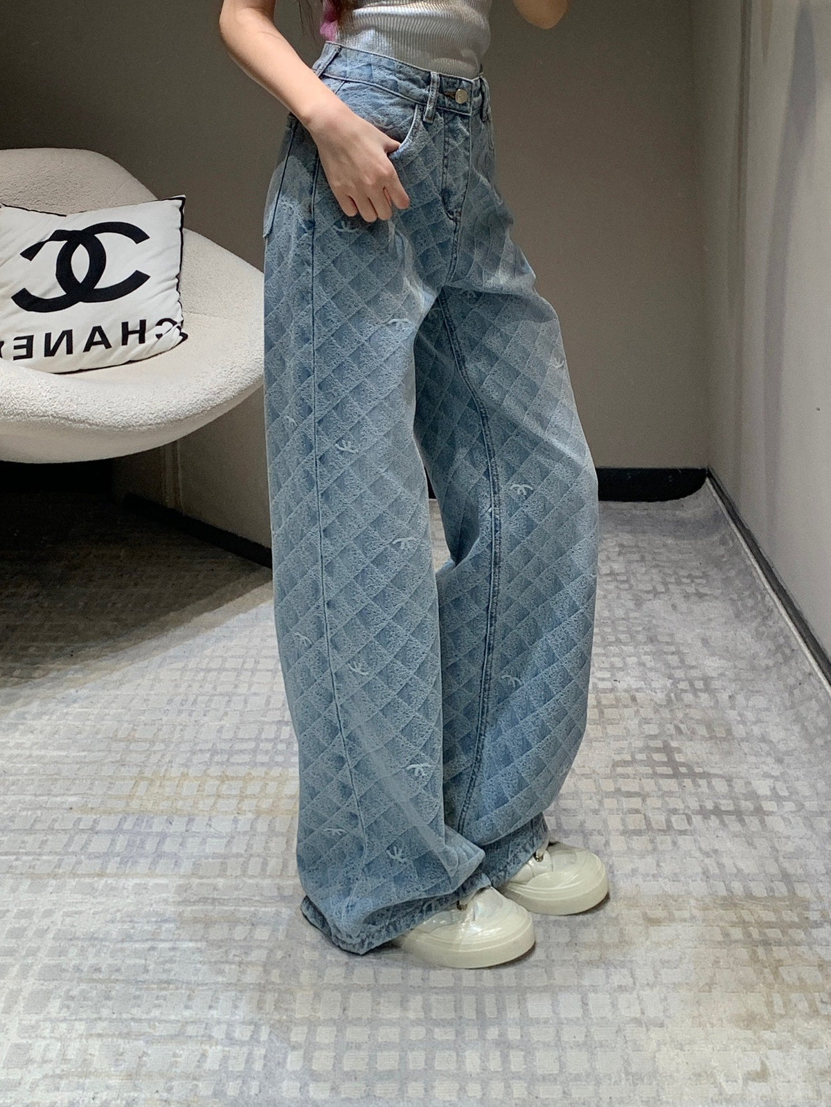 CC Jeans In Light Blue Denim Fabric