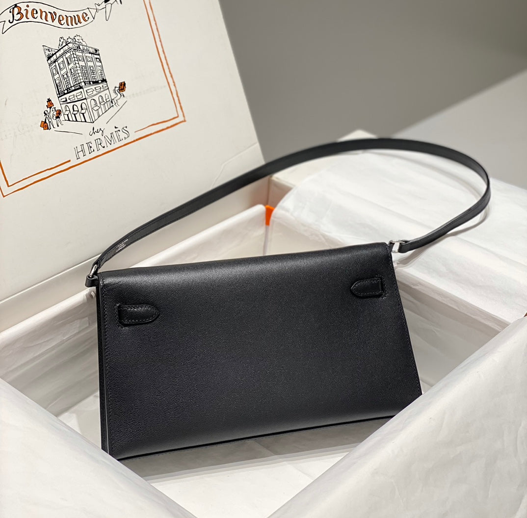 HM Kelly Elan 27cm Black Leather Shw