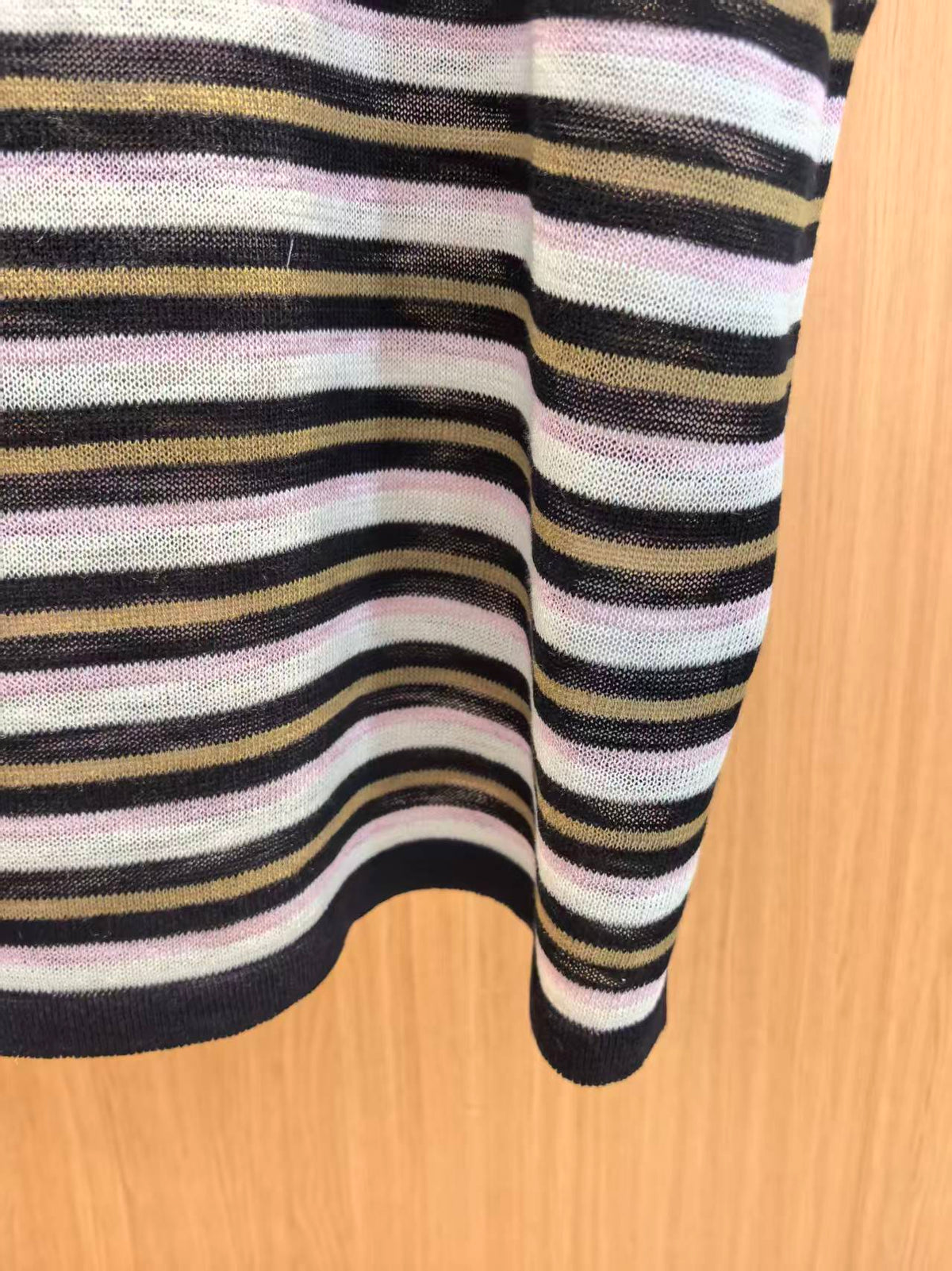 Chanel 2026 Striped Sleeveless Knit Vest Acrylic 387901