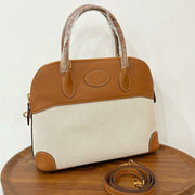 High-end Hermes 2026 Bolide Bowling Bag 31cm Canvas/Swift Leather