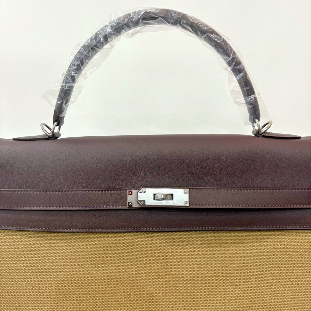 High-end Hermes 2026 Kelly Bag 40cm Swift Leather/Canvas
