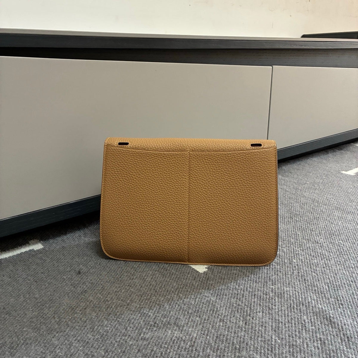 High-end Hermes 2026 Halzan 25 Bag Taurillon Clemence Leather 2