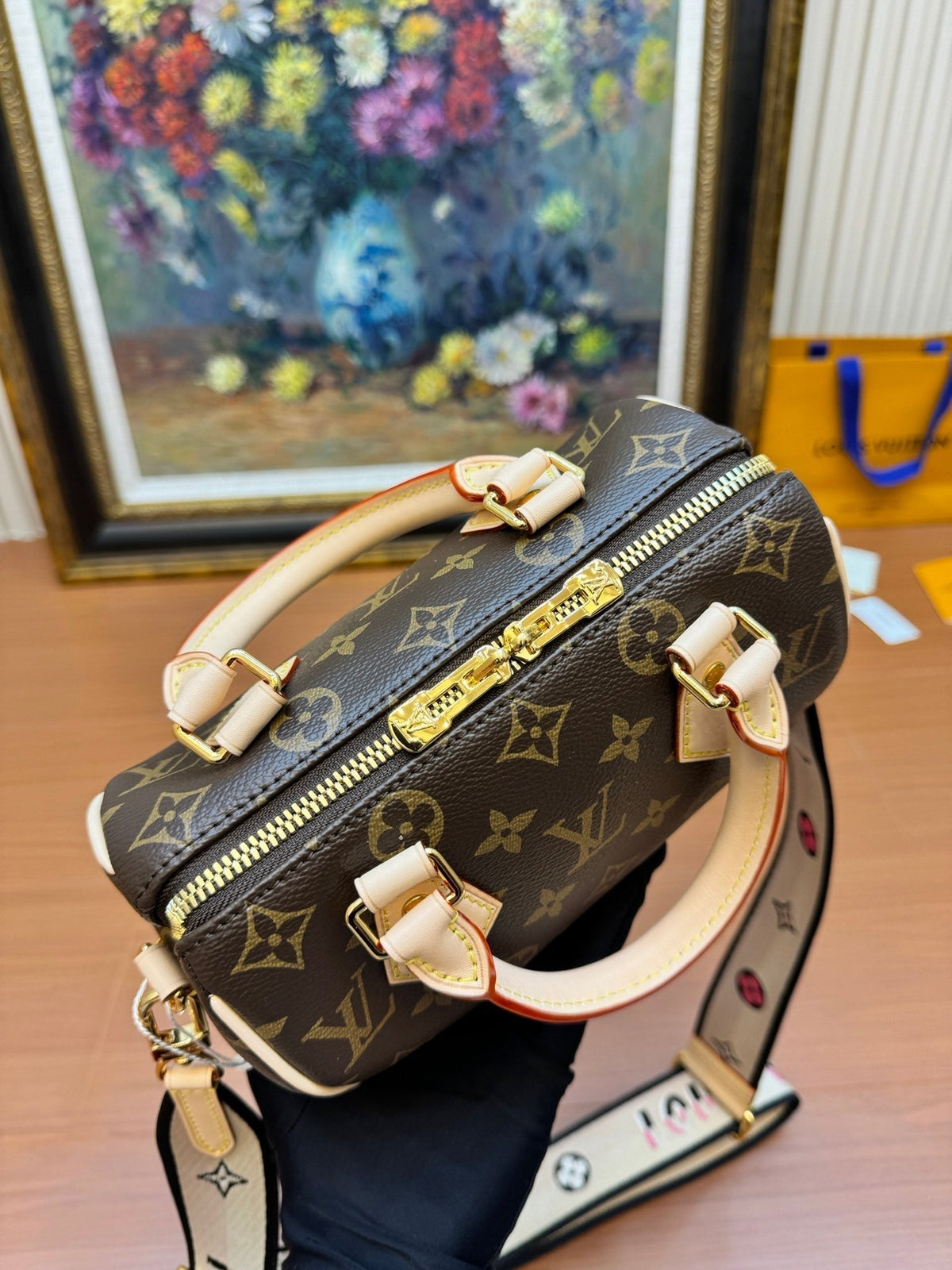 LV Nano Speedy 20cm Brown Monogram Canvas 206009