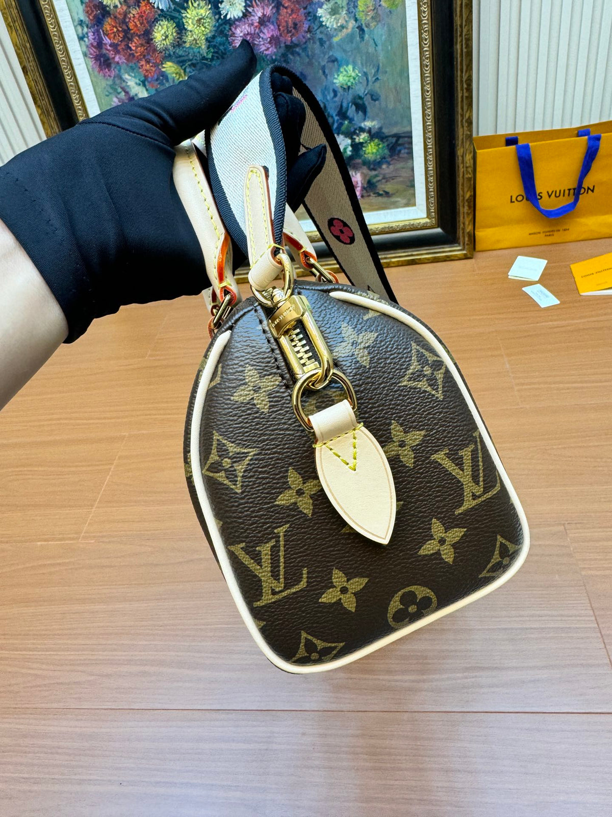 LV Nano Speedy 20cm Brown Monogram Canvas 206009