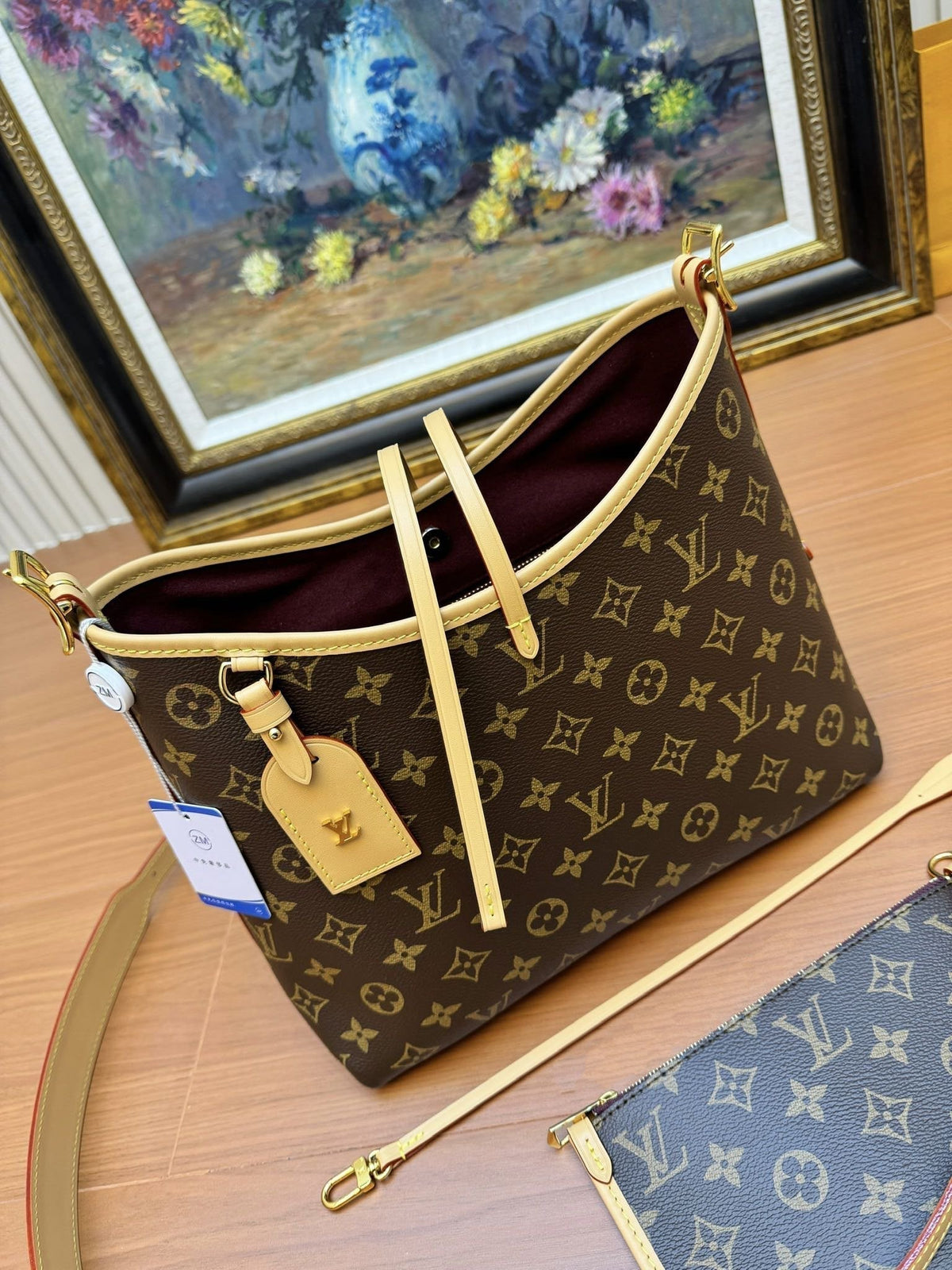 LV CarryAll PM 29cm Brown Monogram Canvas 206005
