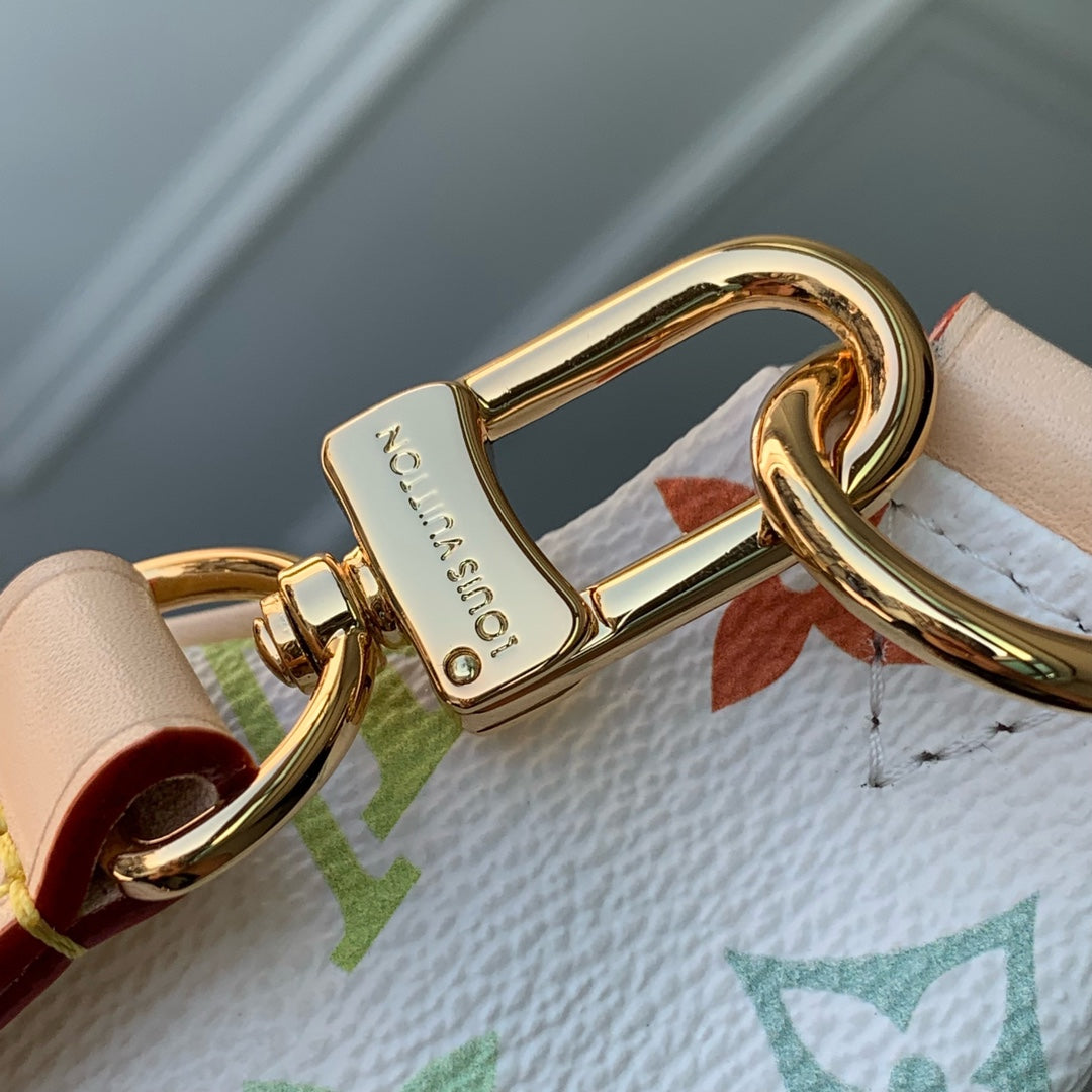 HIGH RISE 38 IN MULTICOLOR MONOGRAM CANVAS