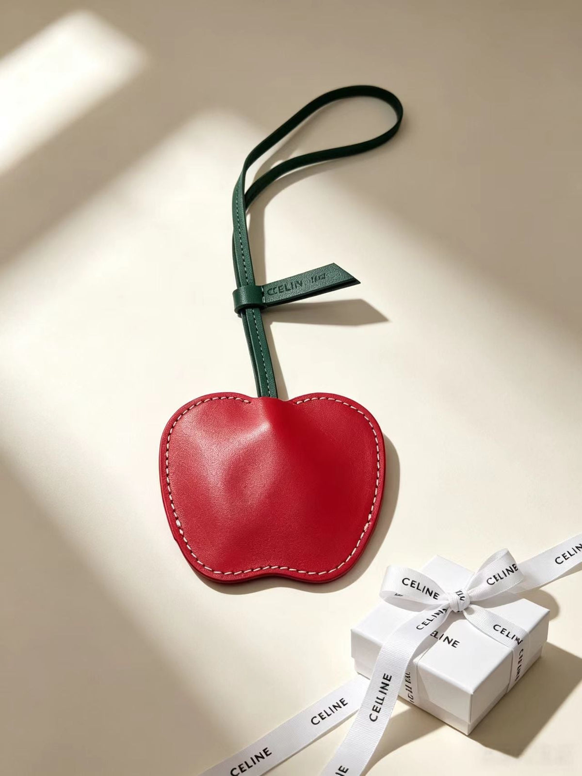 Celine Red Apple Charm