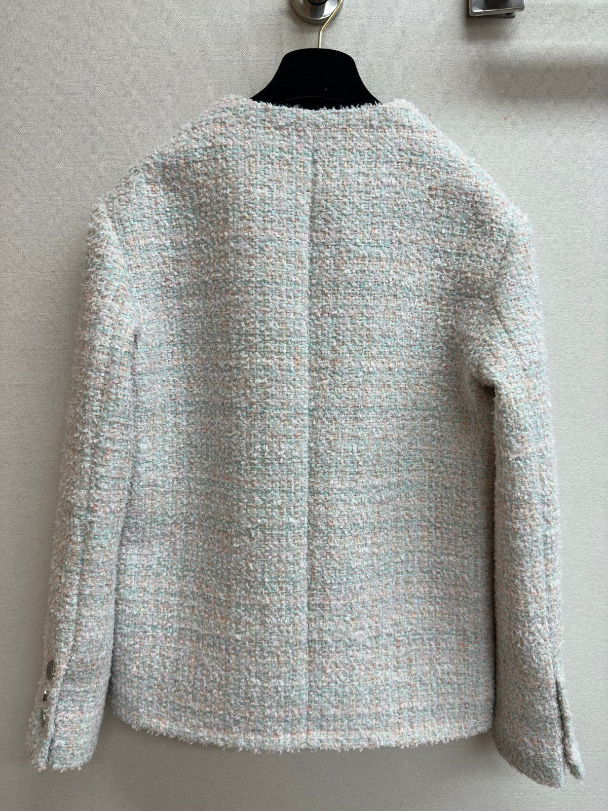 CC Tweed Jacket Blue Pink Polyamide 251913