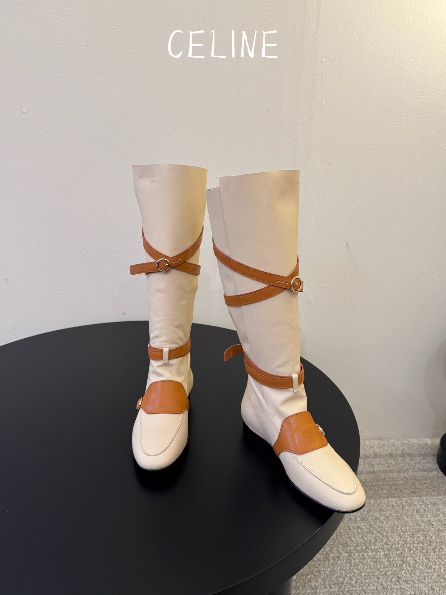 Celine 2026 Knee-High Boots Leather 104893