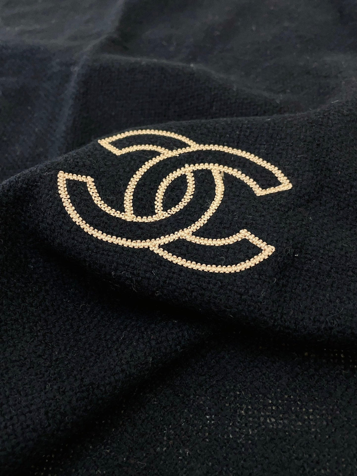 CC Scarf 200 CM In Black Cashmere 296704