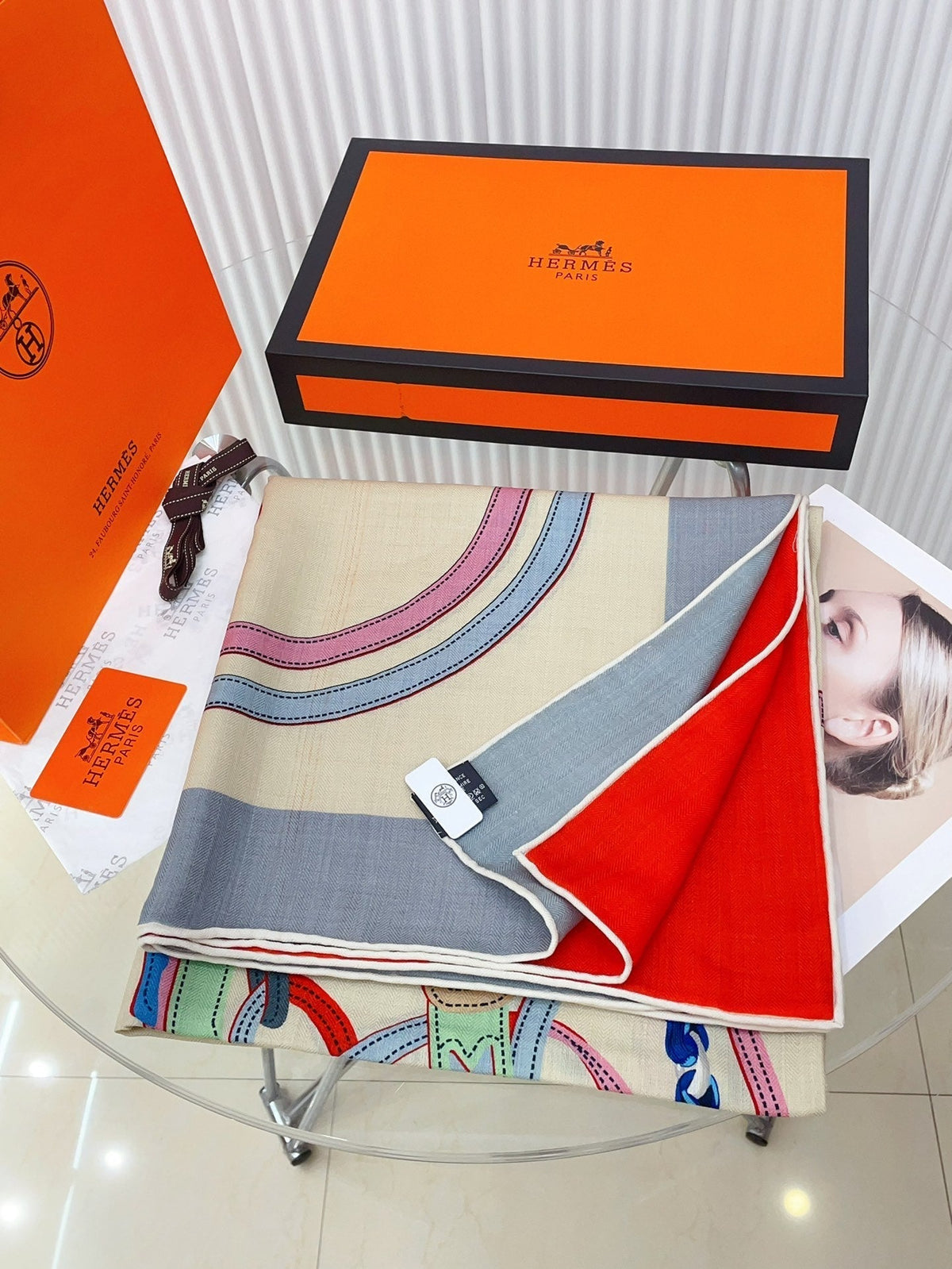 Brides De Gala Forever Scarf 140 CM In Colorful Cashmere And Silk 337143