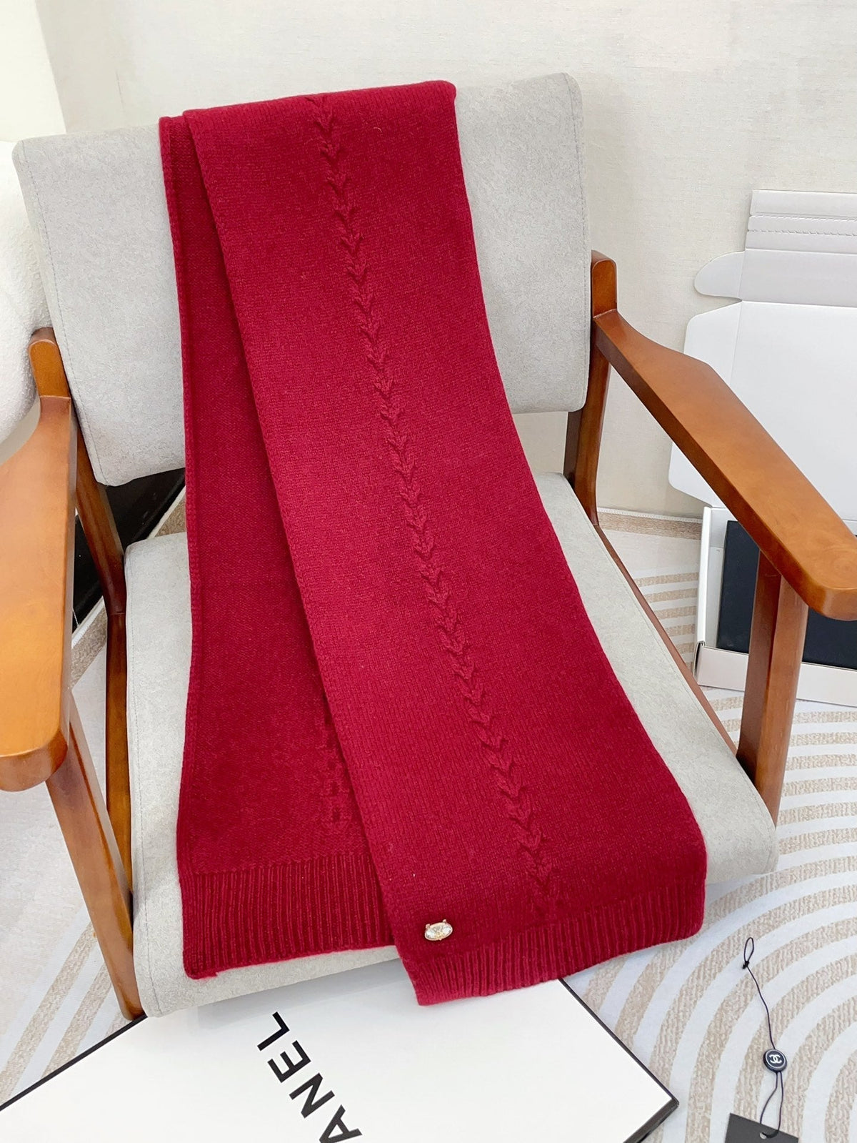 CC Scarf 180 CM In Red Wool 398266