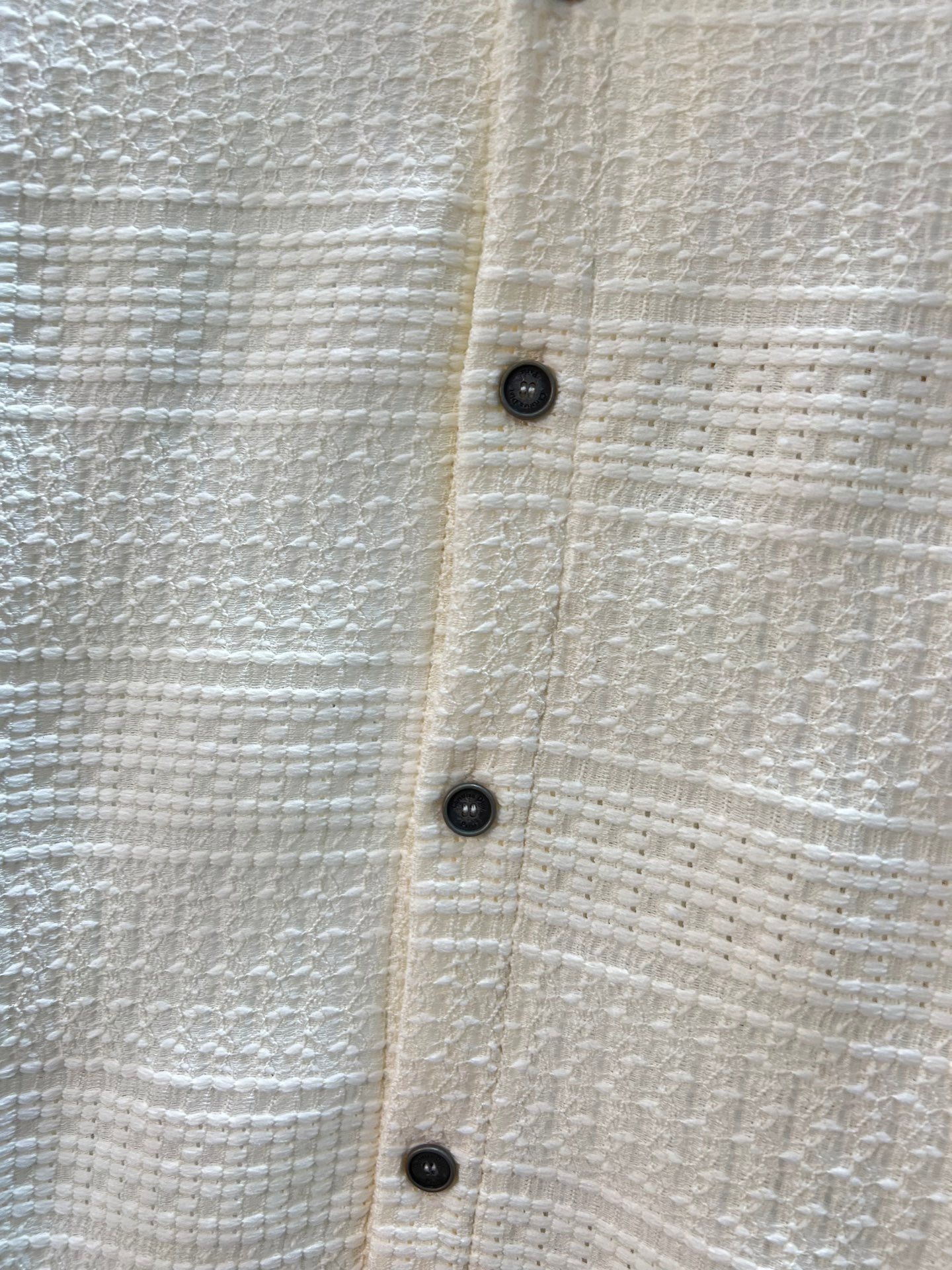 CD 2026 Short-Sleeve Polo Shirt White Cotton Jacquard 316750
