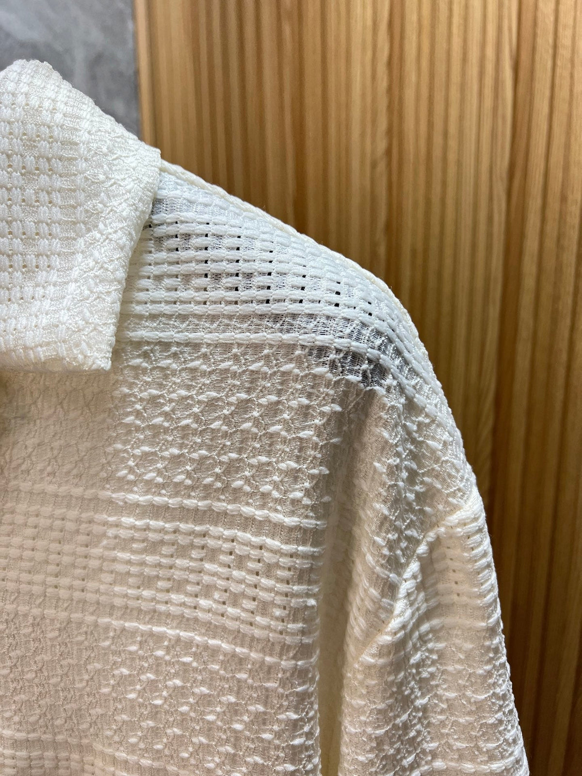 CD 2026 Short-Sleeve Polo Shirt White Cotton Jacquard 316750