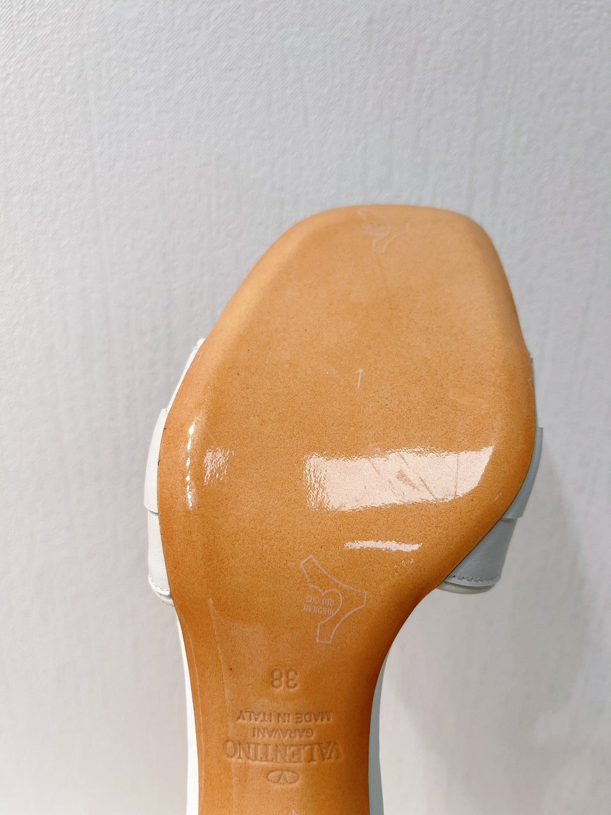 VT Leather Mules White Cowhide 292868